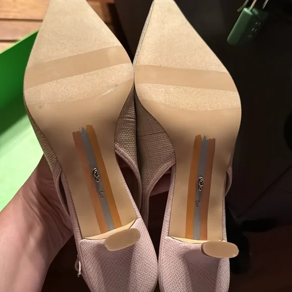 NWTIB • Sam Edelman • Women's Bianka Flora Pump • Light Natural Weave • Size 8 - Picture 5 of 8